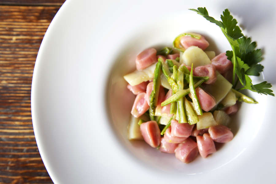 Gnocchi con asparagi verdi piacentini