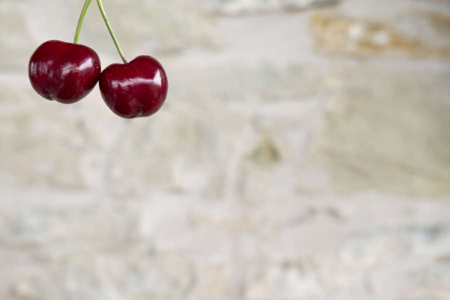 Grappolo ciliegie rosse di Villanova d'Arda - Piacenza