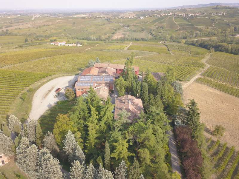 Azienda Agricola Zerioli - foto aerea - Ziano Piacentino.